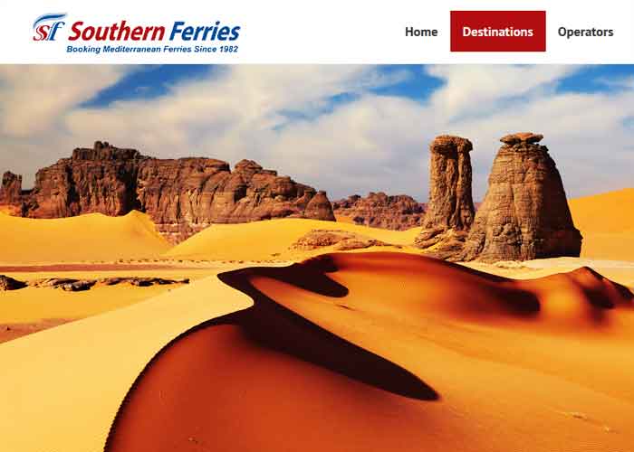 Southern Ferries Web Design & Development