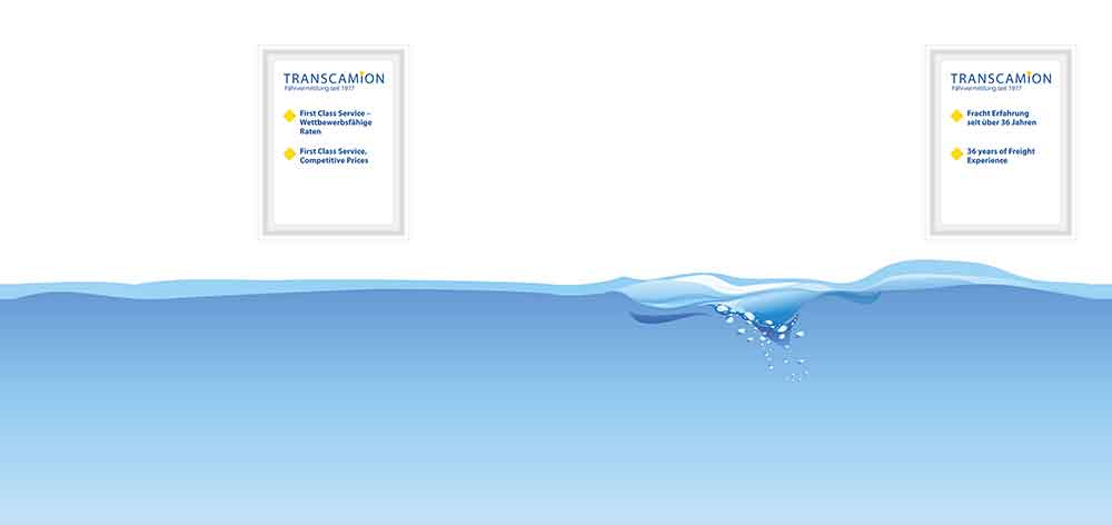 Screenshot of the Transcamion exhibition stand artwork panel