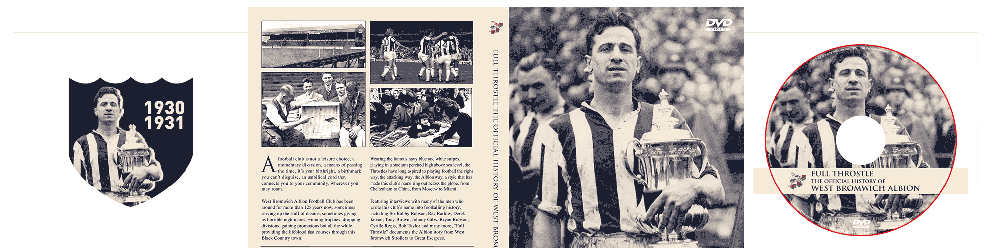 Screenshot of the West Bromwich Albion case study by Michael Saunders